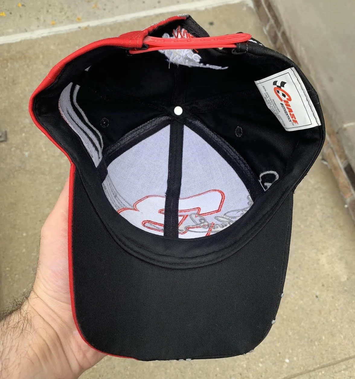 inside of Nascar hat .jpg