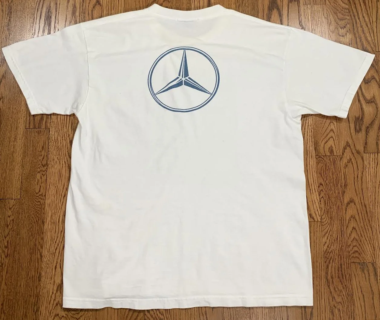 Vintage Mercedes Benz x NYC Marathon 1994 T Shirt (Size L) — RootsBK