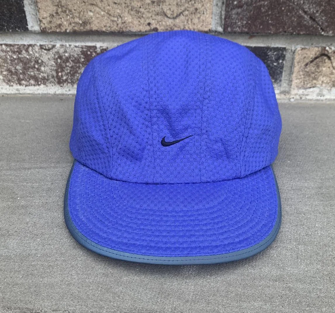 Nike Mesh Eminem Nike Hat Vintage Nike Tailwind Blue 3M Hat — RootsBK