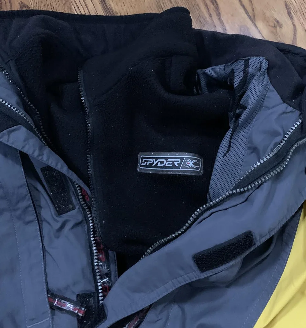 Vintage Spyder XT 5,000 3 In 1 Ski Jacket (Size M) — RootsBK