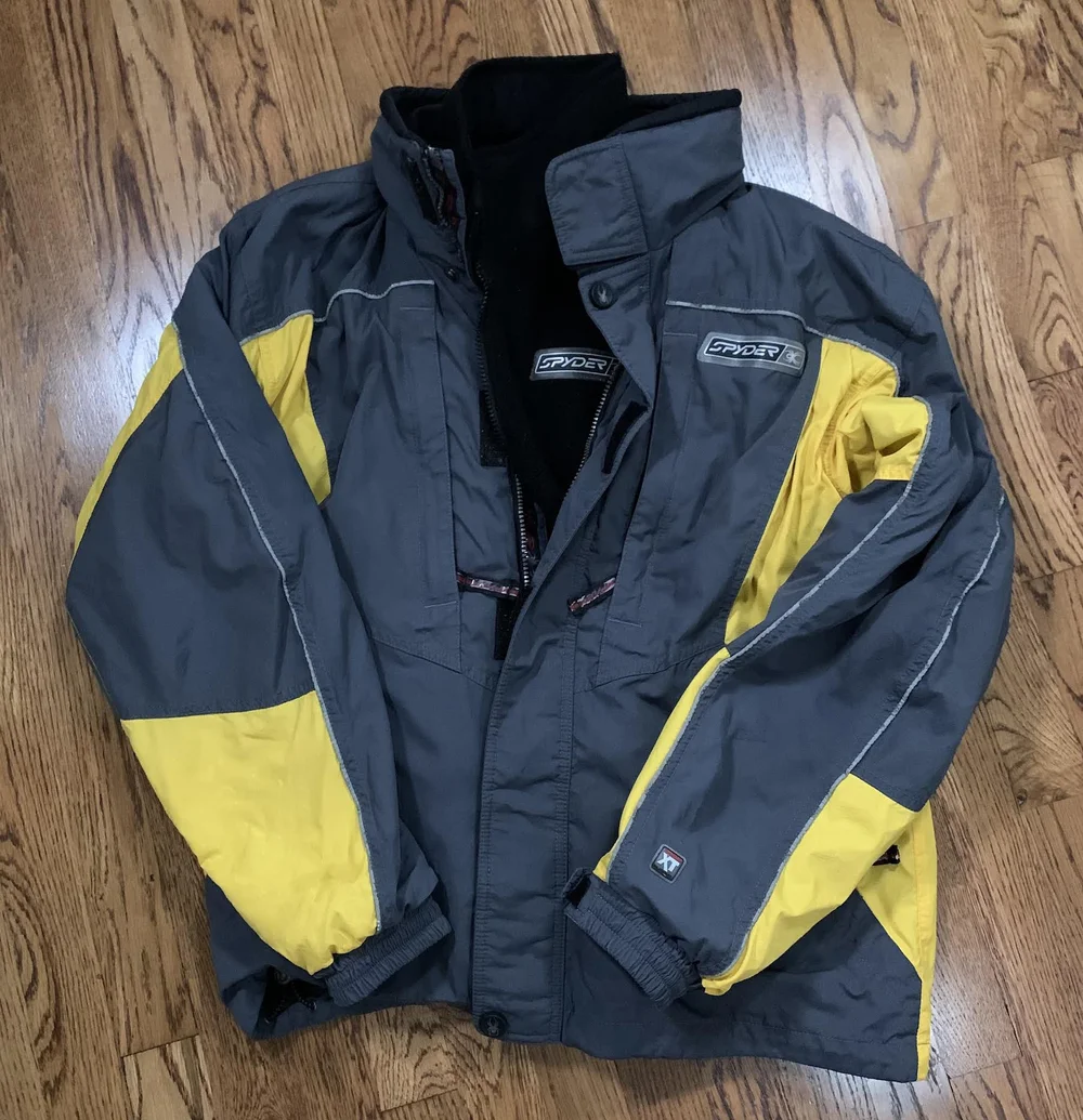 Vintage Spyder XT 5,000 3 In 1 Ski Jacket (Size M) — RootsBK 