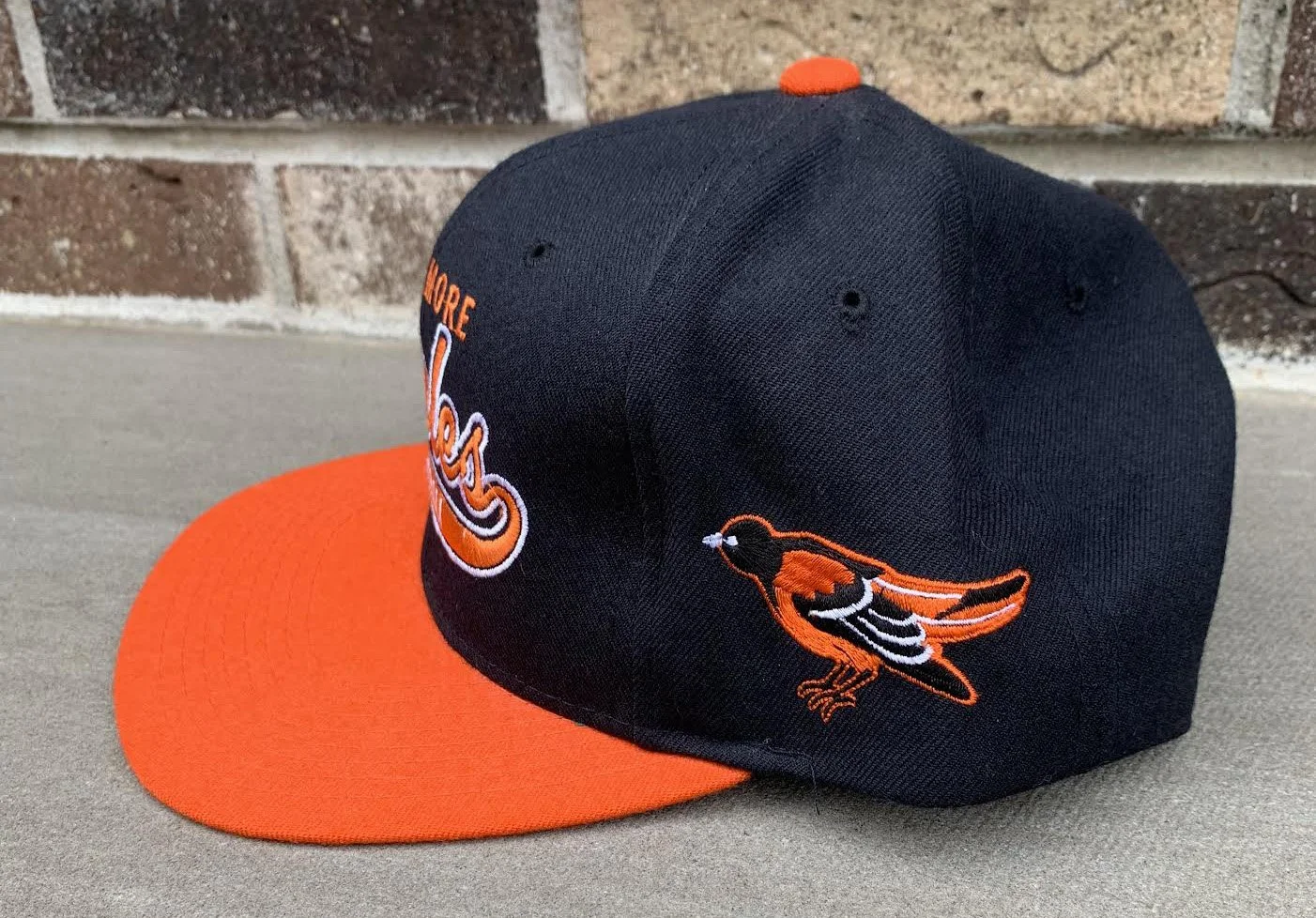 Vintage Starter Baltimore Orioles Script Wool Snapback — RootsBK