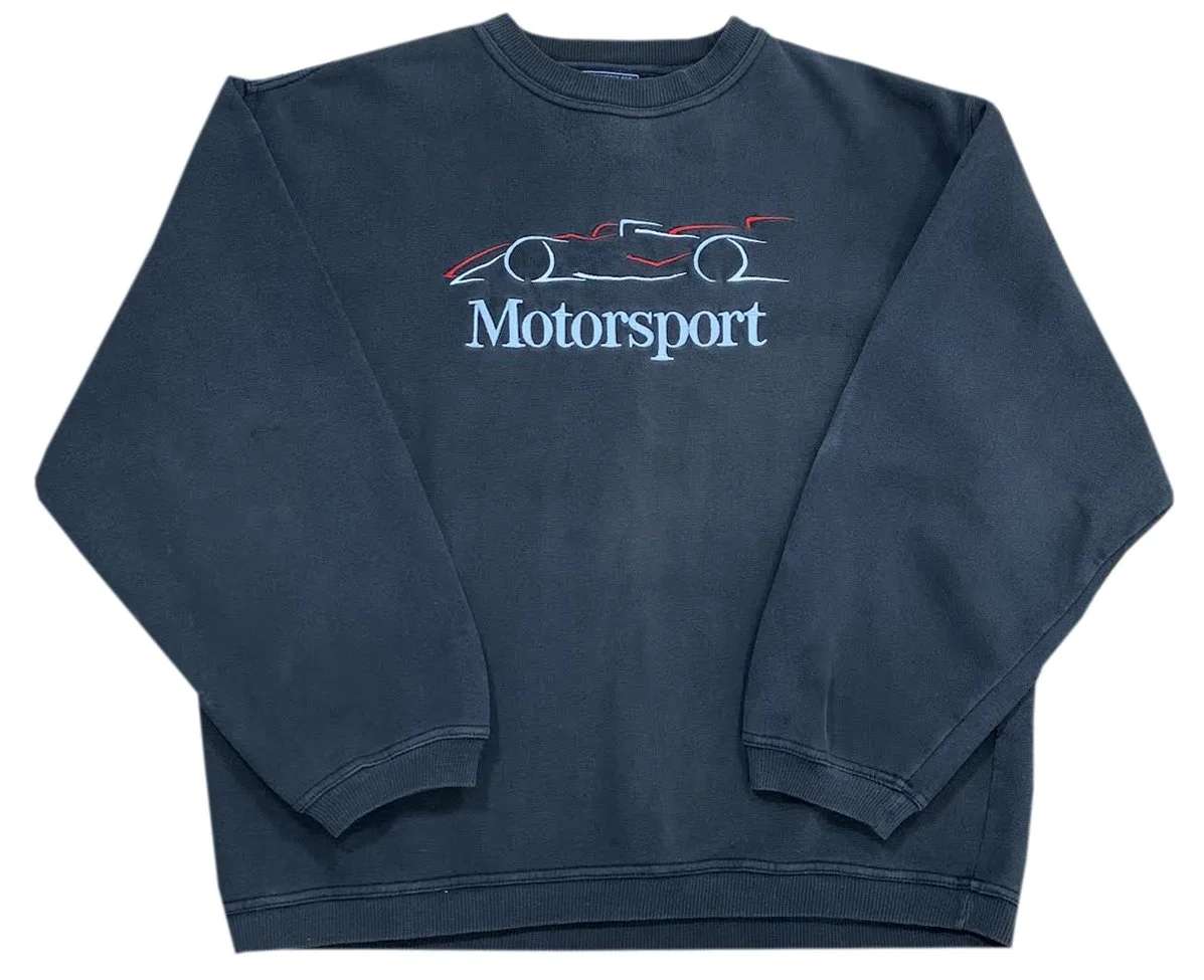 Vintage Mercedes Benz Motorsport Graphic Sweatshirt (Size XL) — Roots