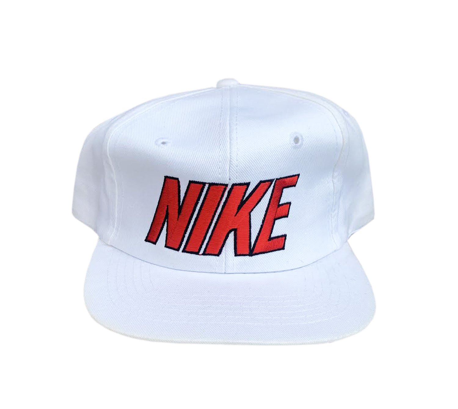 Vintage Nike Spell Out White / Red Snapback — Roots