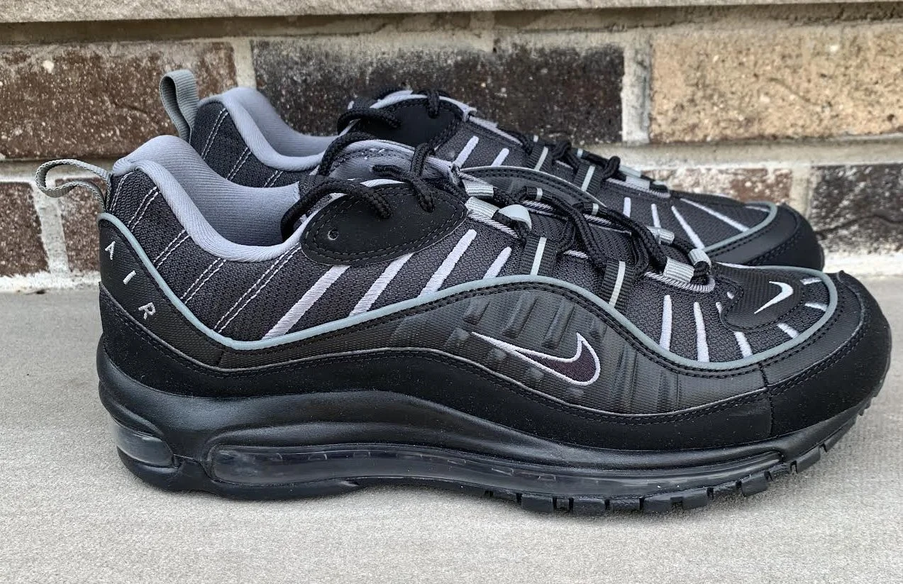 Sale Nike Air Max 98 Se Black And Grey Air Max 98 Oil Grey/black