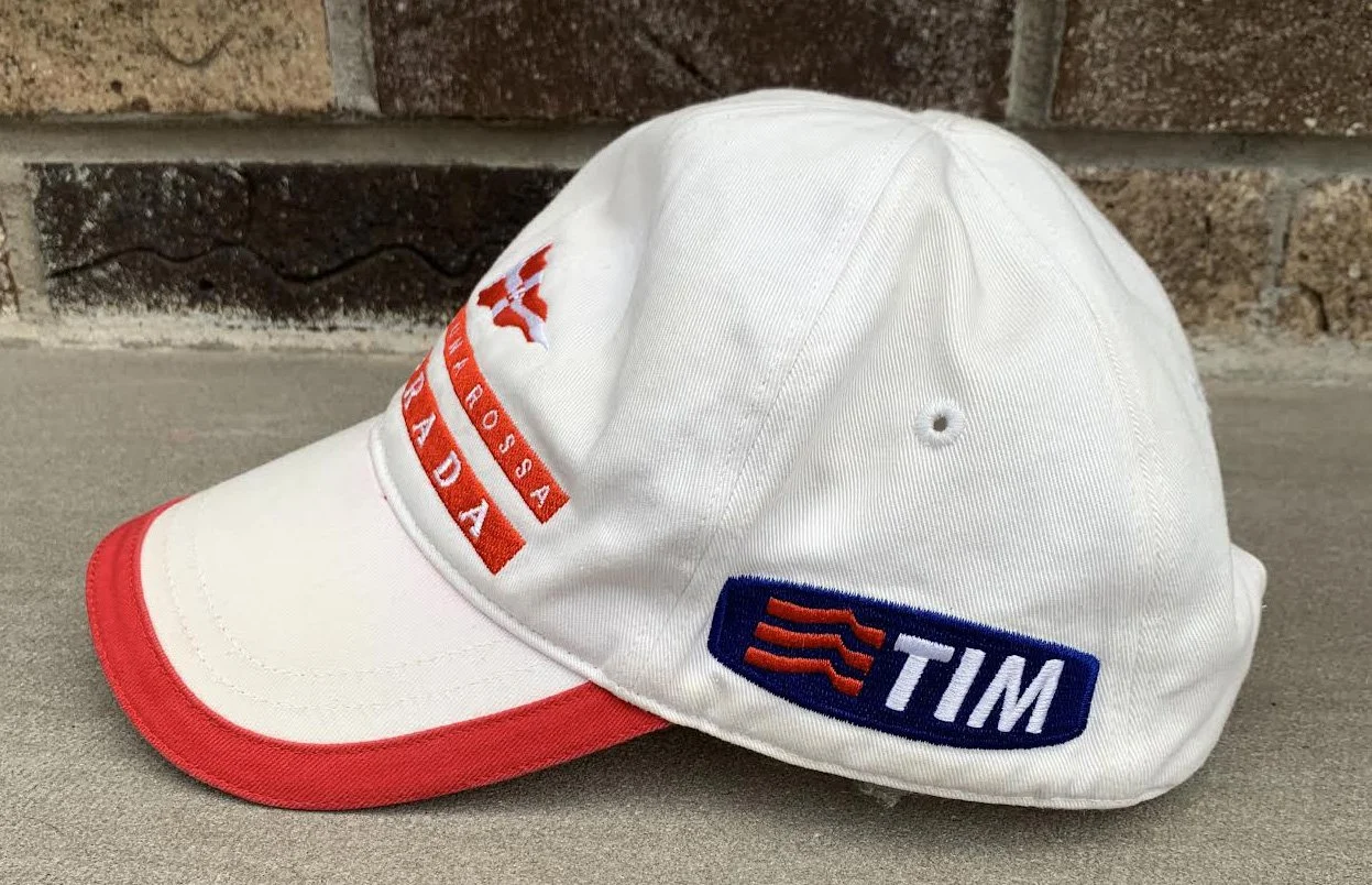Prada Luna Rossa Pirelli Team White Cotton Baseball Cap Hat XXS NWT Prada Luna Rossa Cap Bianco main image 3