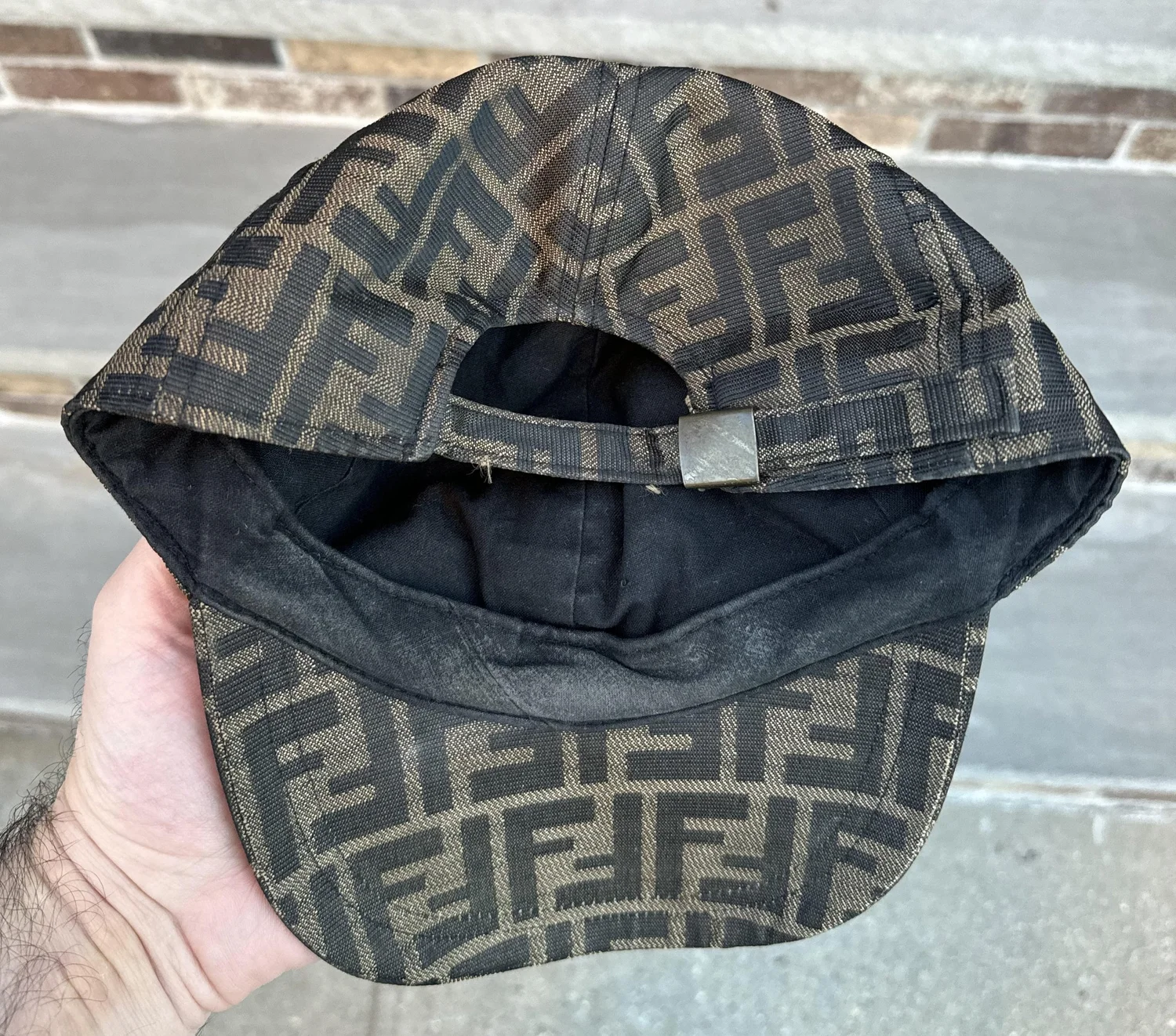 Fendi Zucca Print Brown Hat (ORIGINALLY OWNED BY THE GAME) — RootsBK