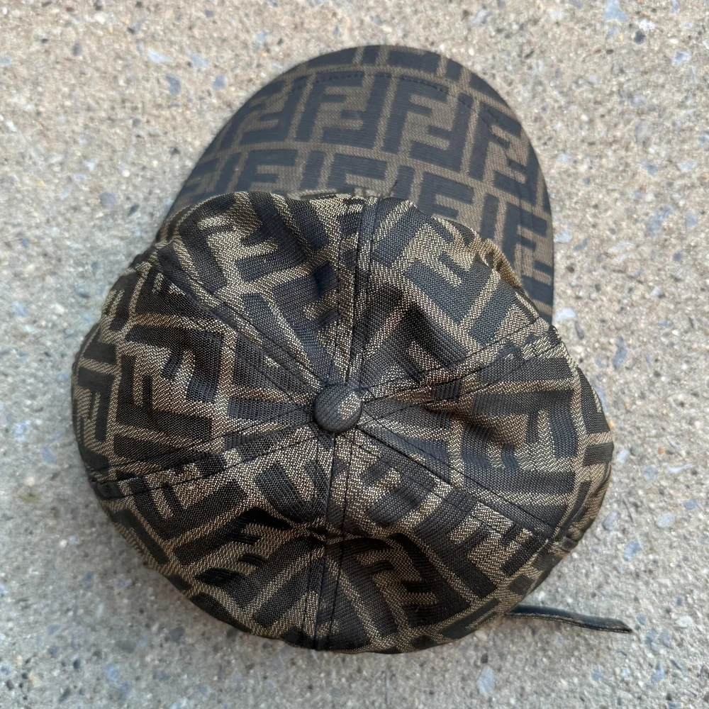 Fendi Zucca Print Brown Hat (ORIGINALLY OWNED BY THE GAME  display picture 3