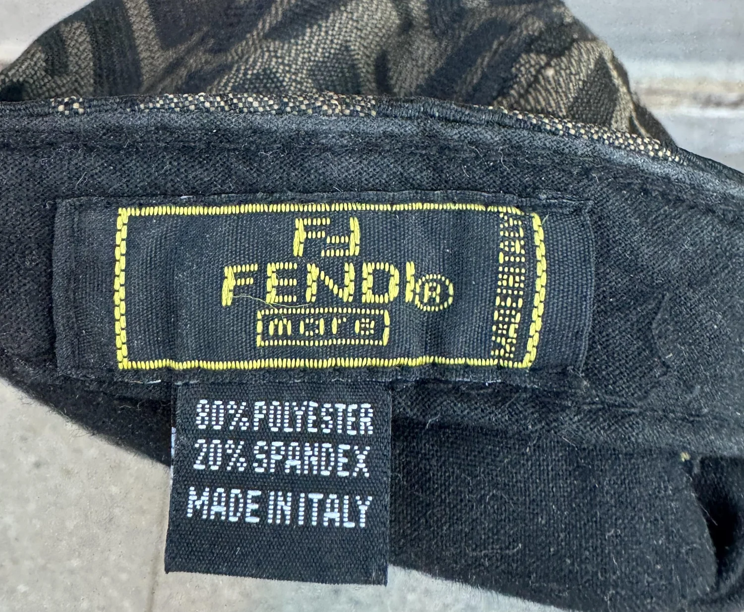 Fendi Zucca Print Brown Hat (ORIGINALLY OWNED BY THE GAME) — RootsBK