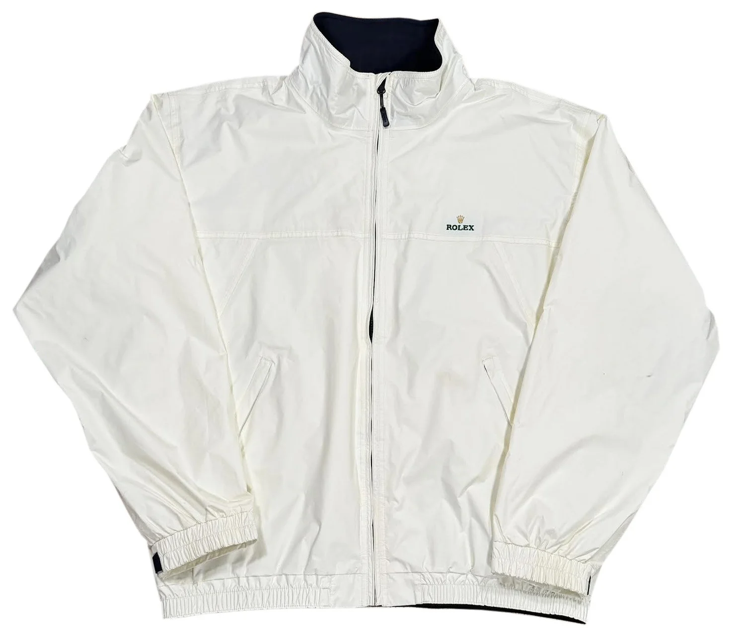 Rolex White / Navy / Green Light Yacht Jacket (Size XXL) — RootsBK
