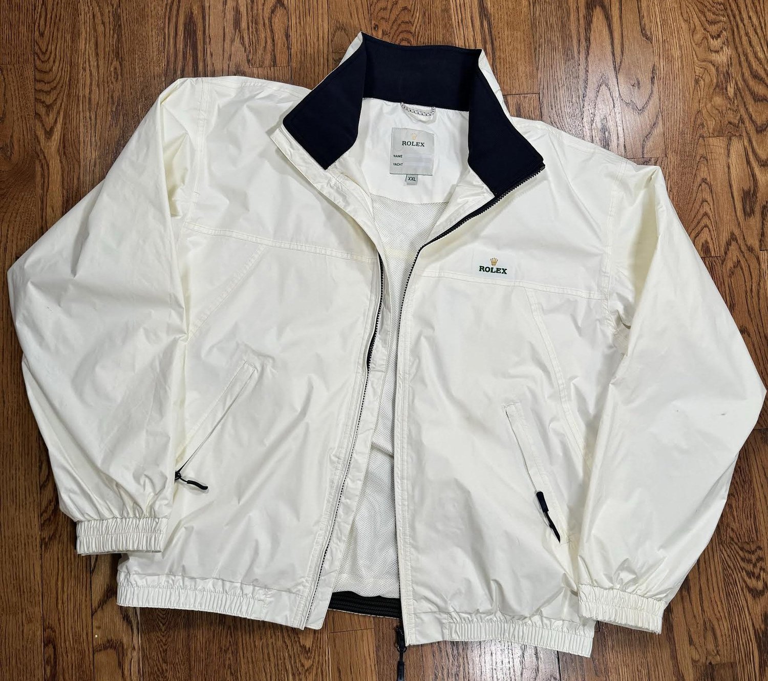 Rolex White / Navy / Green Light Yacht Jacket (Size XXL) — RootsBK