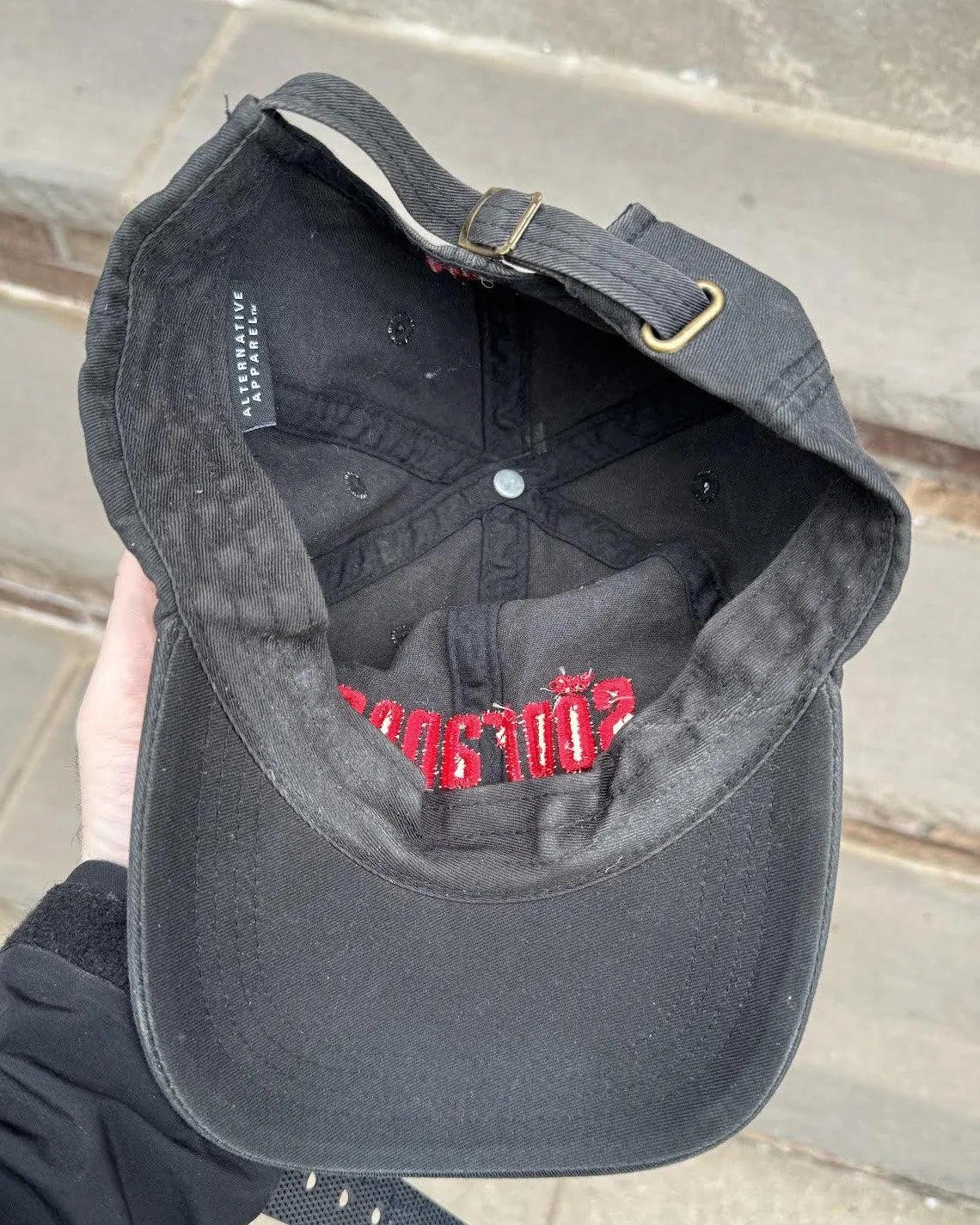 Inside of Sopranos hat .jpg