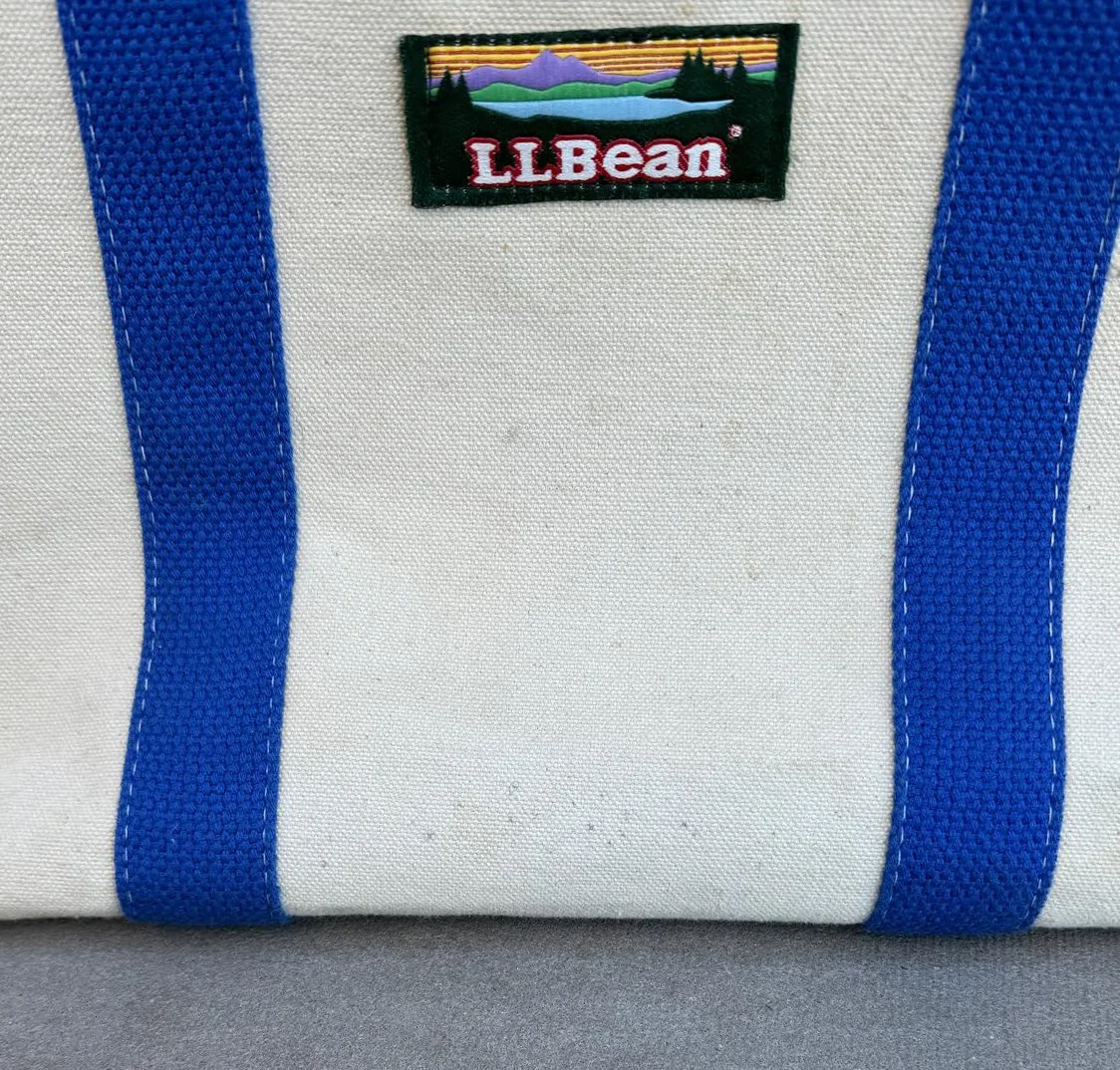 Vintage LL Bean Canvas Tote Bag — RootsBK