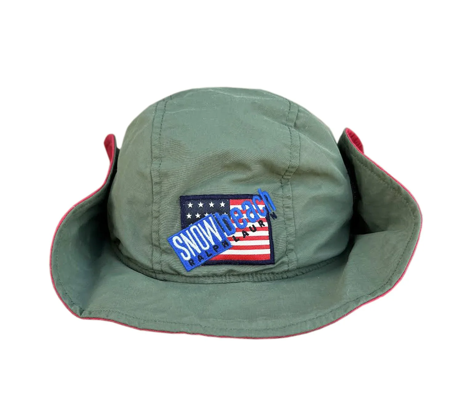 Polo Ralph Lauren Snow Beach Olive Bucket Hat (Size S) — RootsBK display picture 3