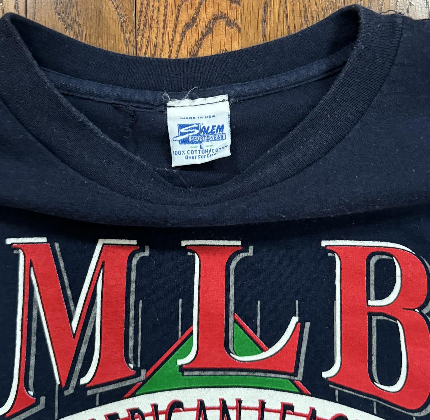 Vintage Salem Sportswear New York Yankees Graphic T Shirt (Size L) — RootsBK