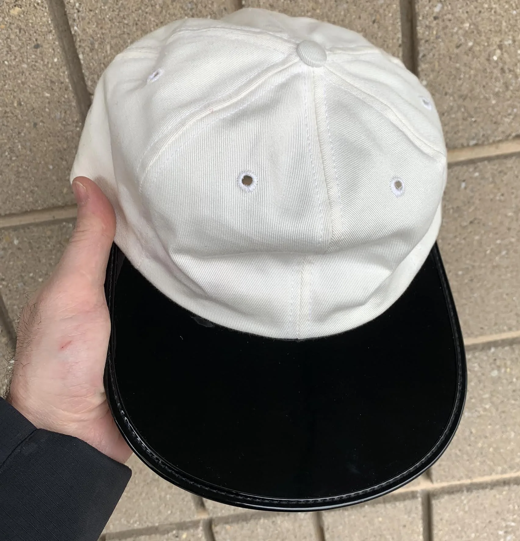 Patent leather brim Polo RLPC hat.jpg