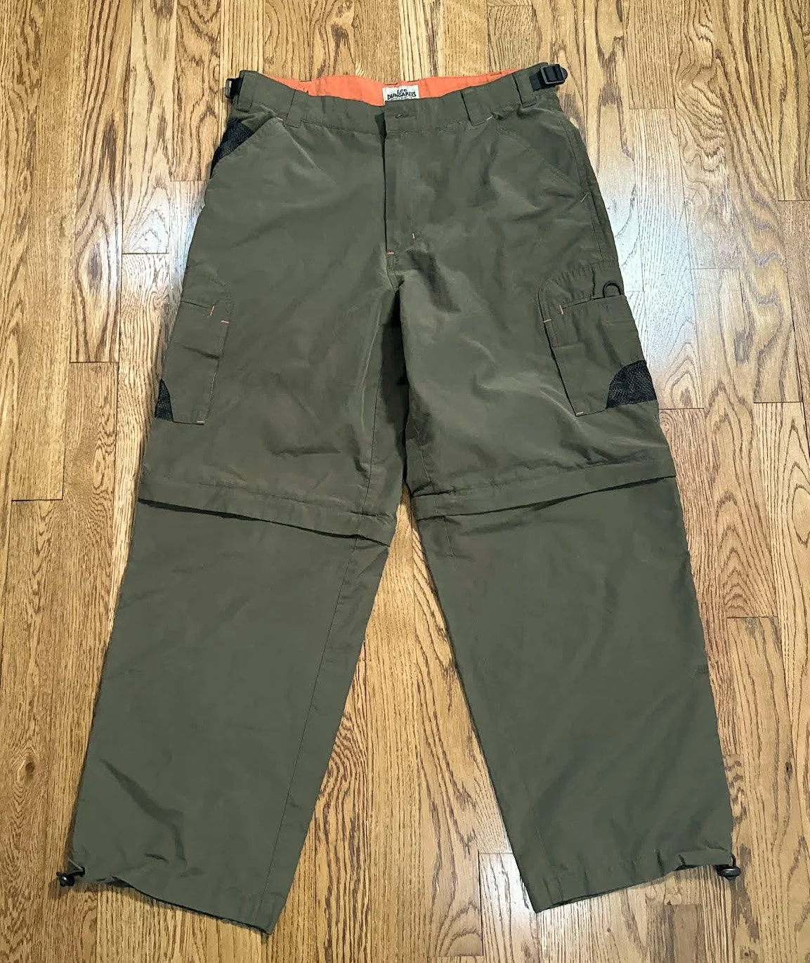 Front of Lee Dunagrees cargo 2 in 1 pants .jpg