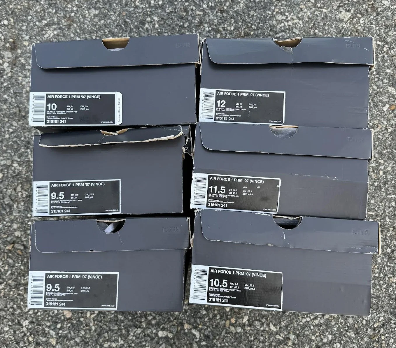 Size 9.5 Vince Carter Premium Af1s (2007) with box Nike Air Force 1 Premium  main image 2