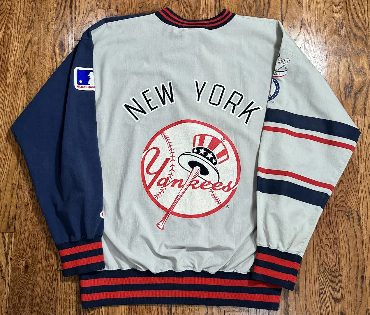 Vintage Champion New York Yankees Split Crewneck (Size L) — RootsBK