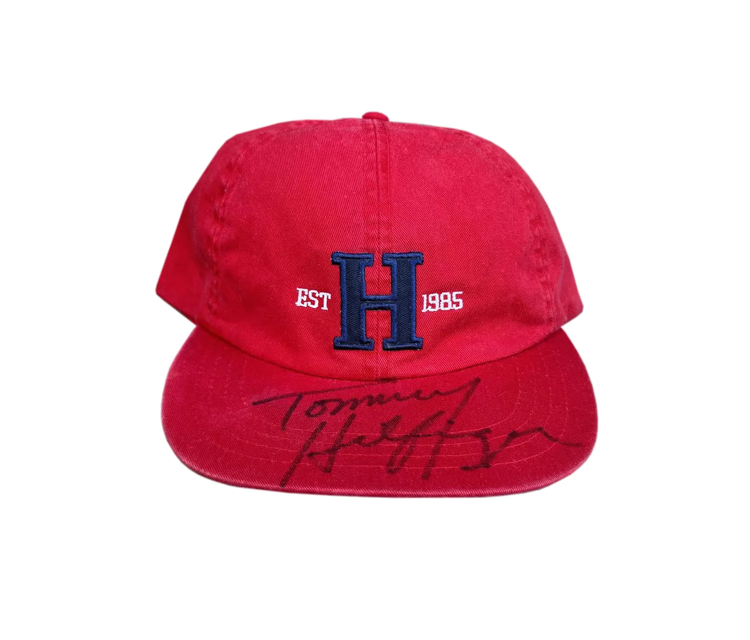 90s+Tommy+Hilfiger+H+logo+Hat+ 