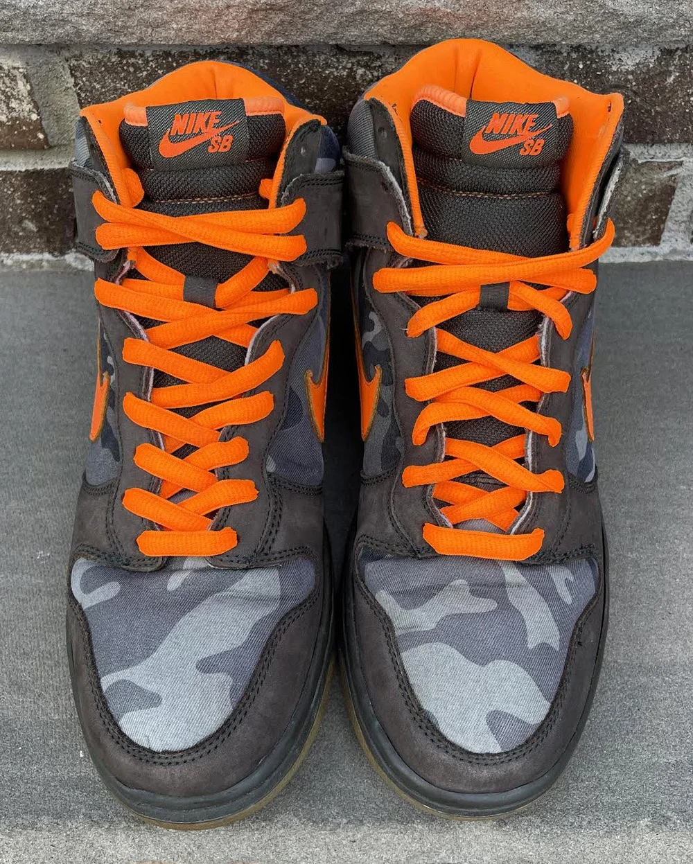 Nike Dunk High Pro SB Brian Anderson Shoes in Sable Green Safety Orange Buy Nike Dunk High Pro SB  main image 4
