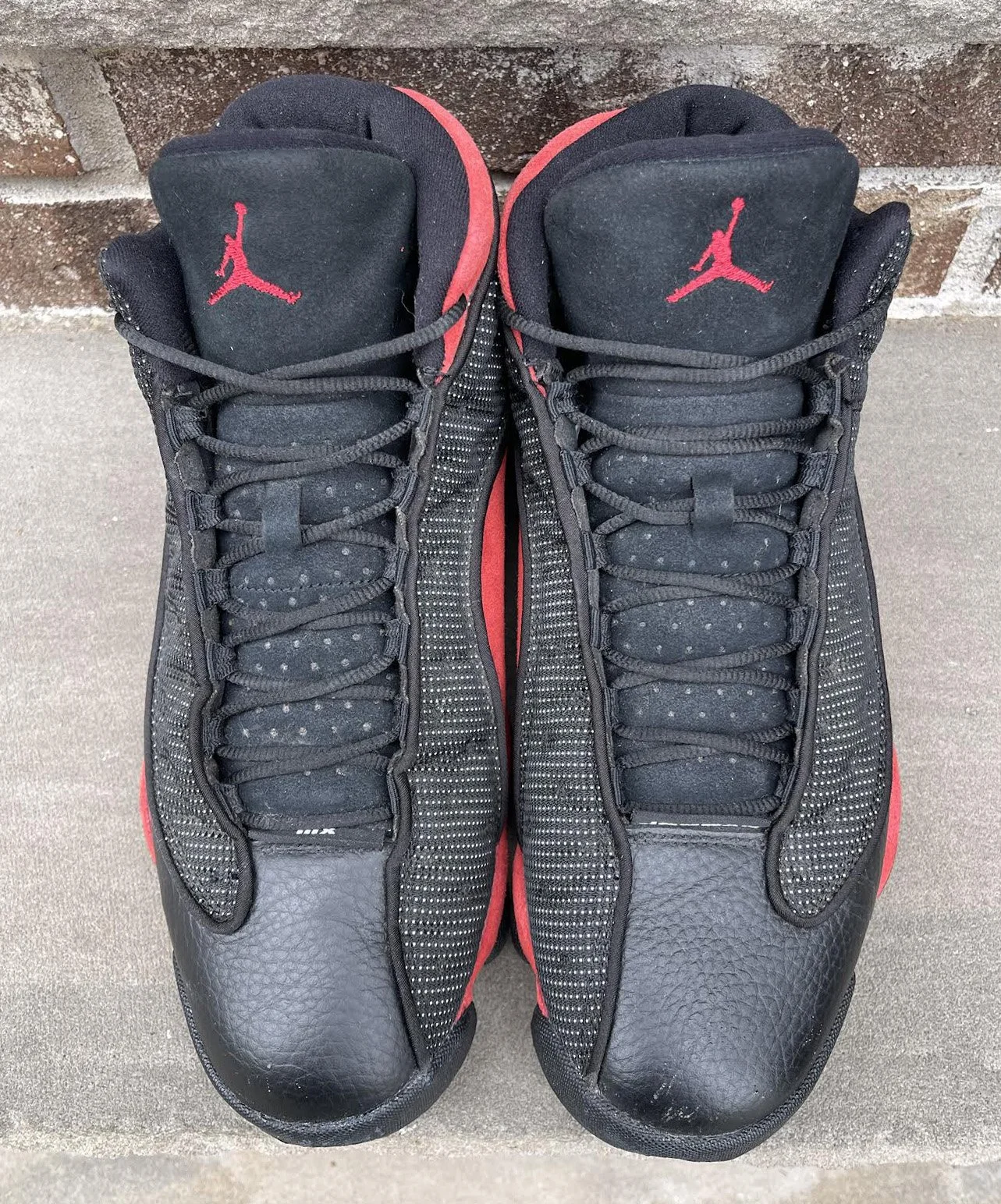 Front of Air jordan XIII Bred .jpg