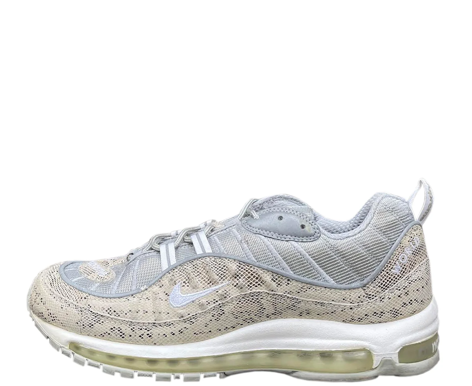 Nike Max 98 Supreme Sail White Reflective Silver White (Size