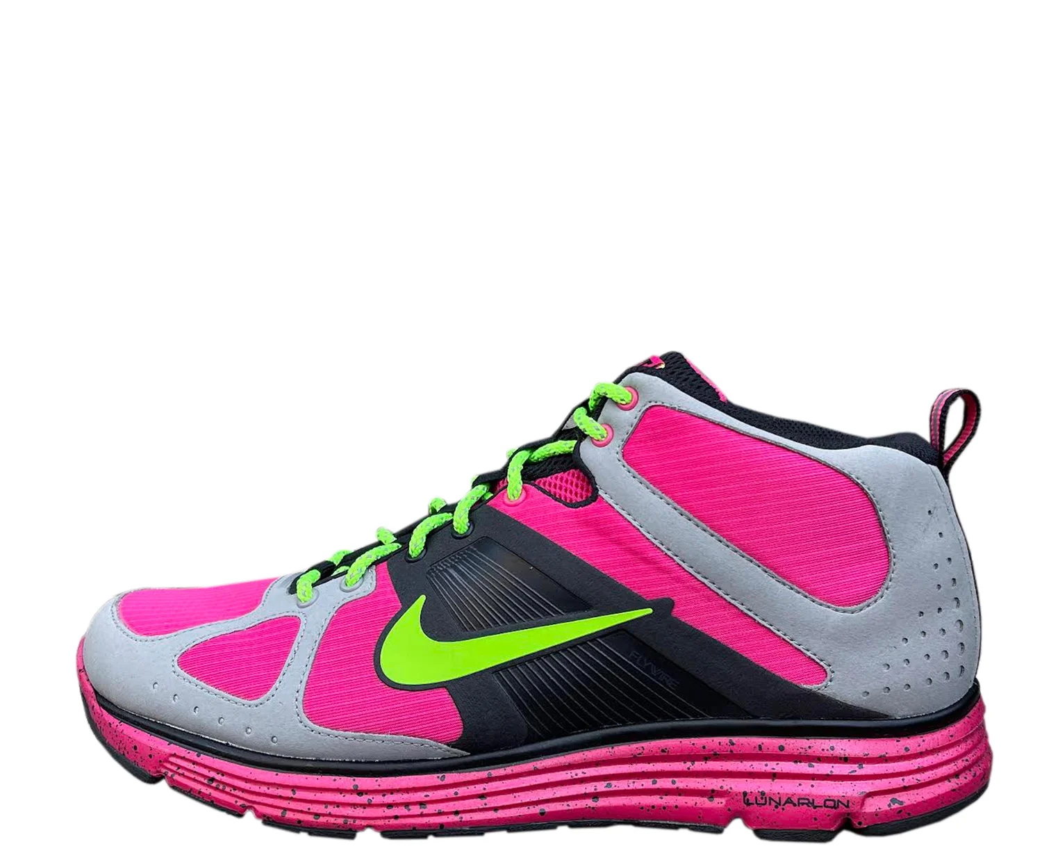 Nike Lunar Elite Trail Mid Medium Grey / Electric Green  display picture 3