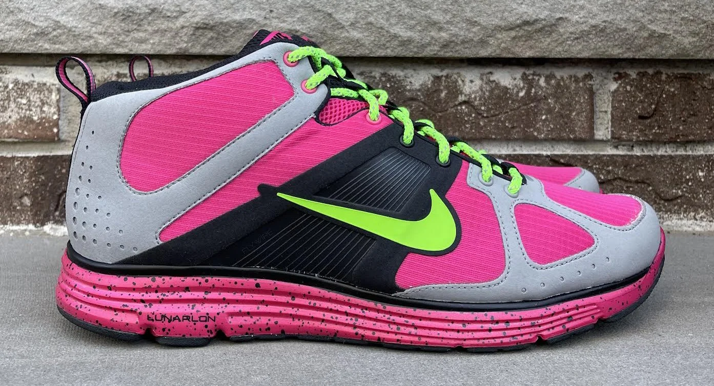 Nike Lunar Elite Trail Mid Medium Grey / Electric Green  display picture 1