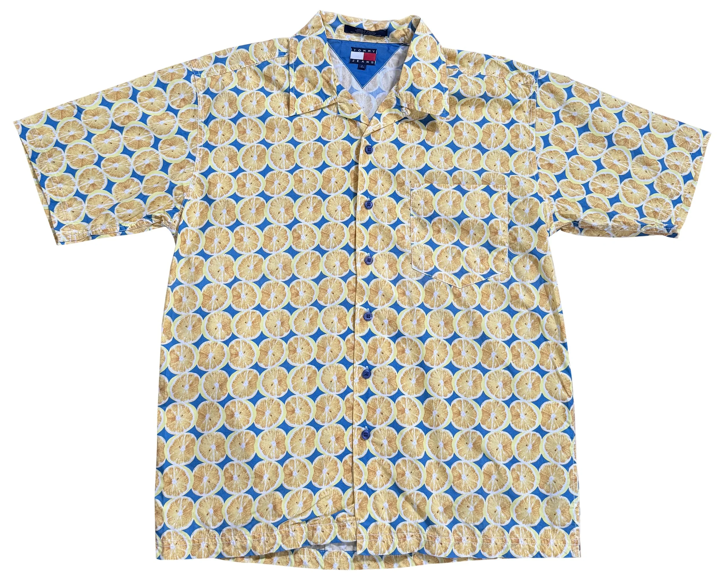 90s Tommy Hilfiger Lemon Shirt .jpg
