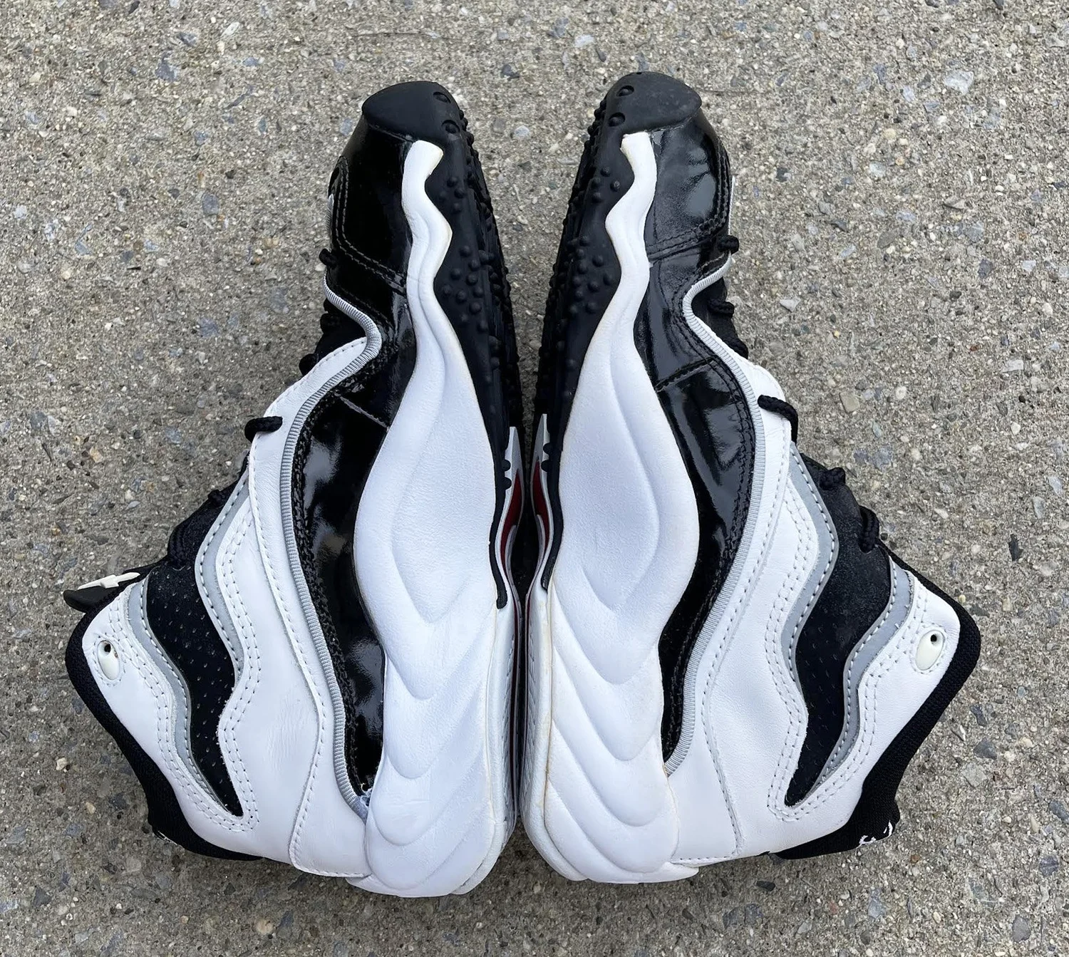 Nike Air Flight Turbulence Black/White-Varsity Red (Size 8) DS 