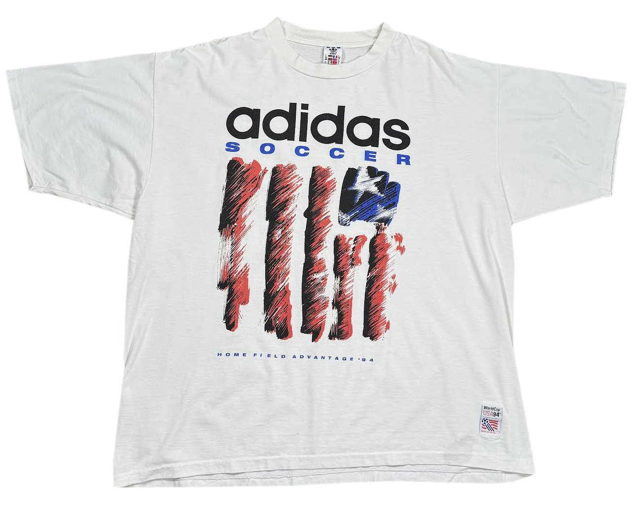 Vintage Adidas USA Soccer World Cup Graphic T Shirt (Size XL 