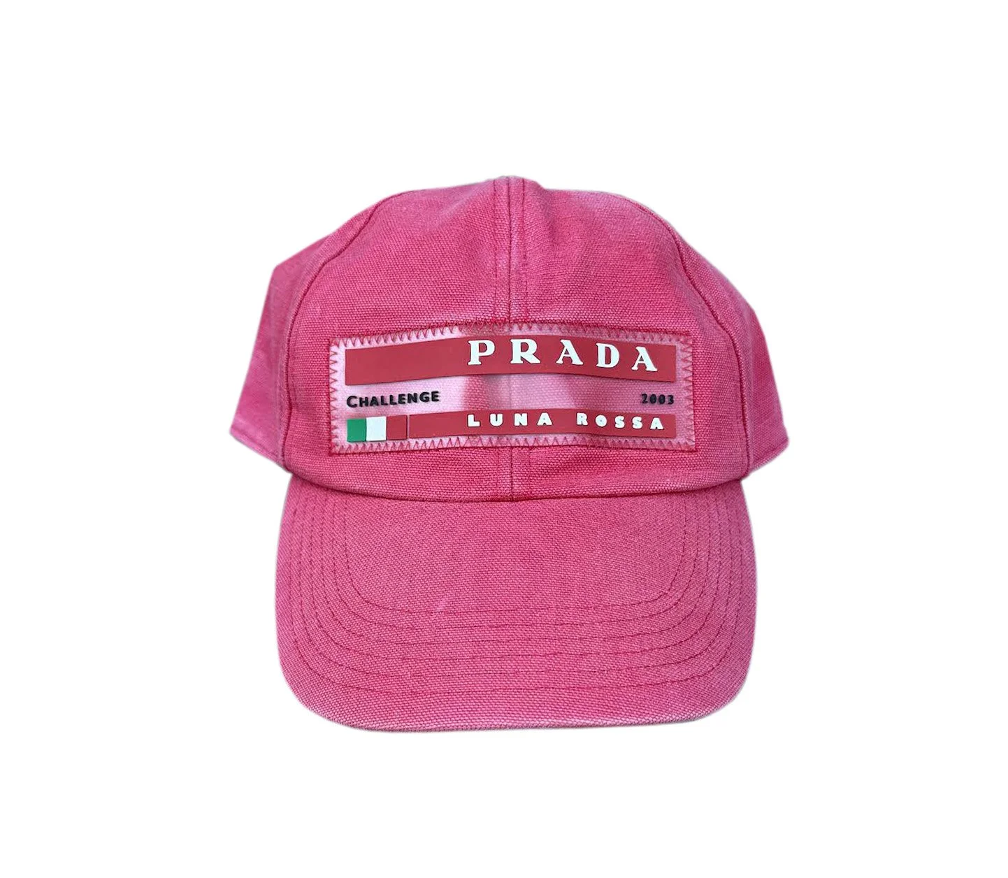 Vintage Prada Luna Rossa Challenge 2003 Red Hat (Size M) — RootsBK