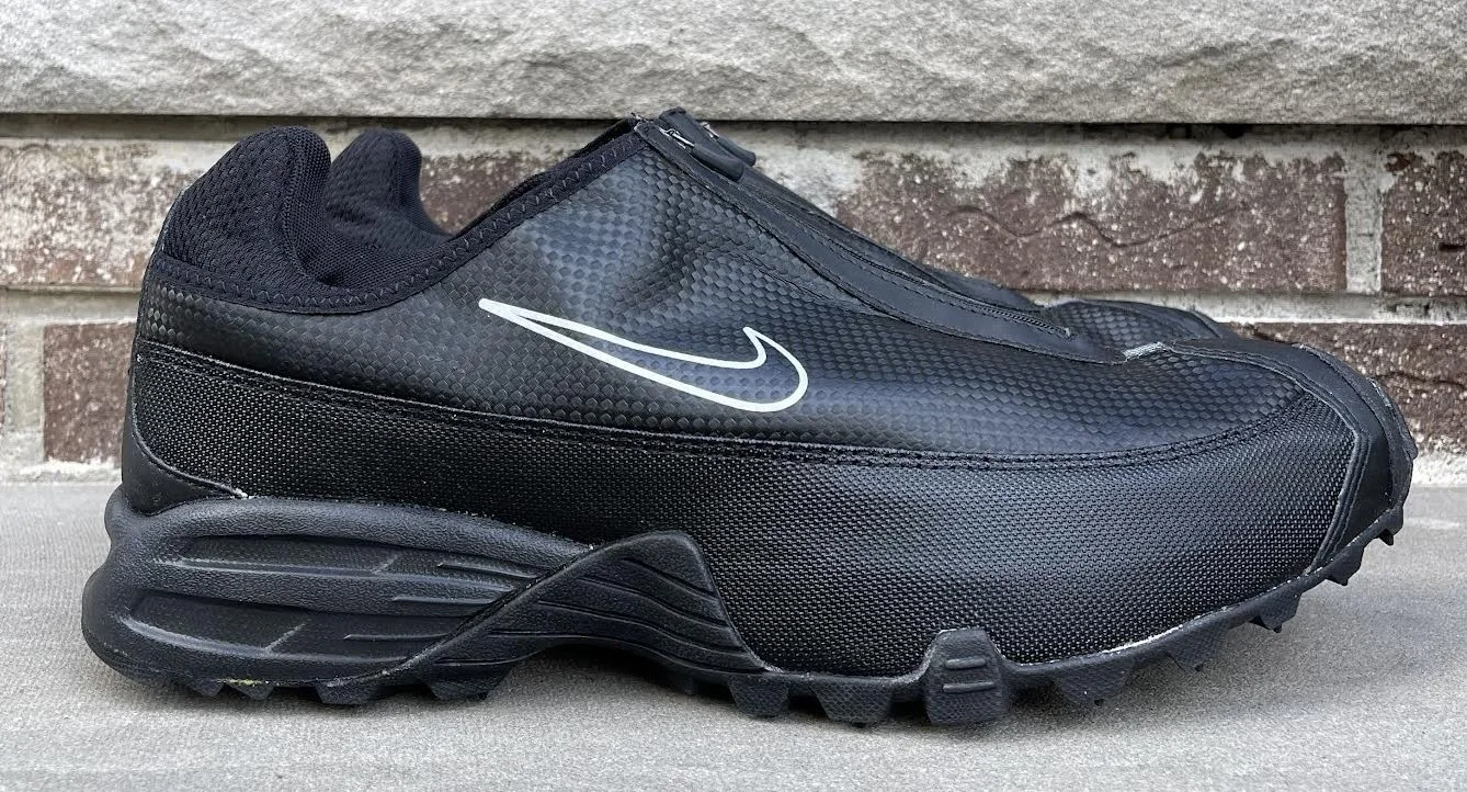 NEW Nike Y2K ACG Air Terra Contego Shield Zip Laces Shoes Mens Sneaker Size 10.5 Vintage Nike Air Terra Contego 104305-003 Silver Black  main image 3
