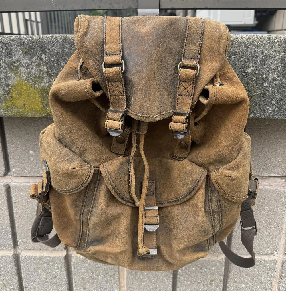 Vintage GAP Leather Backpack 1990s 90s Gap Backpack - Etsy main image 4