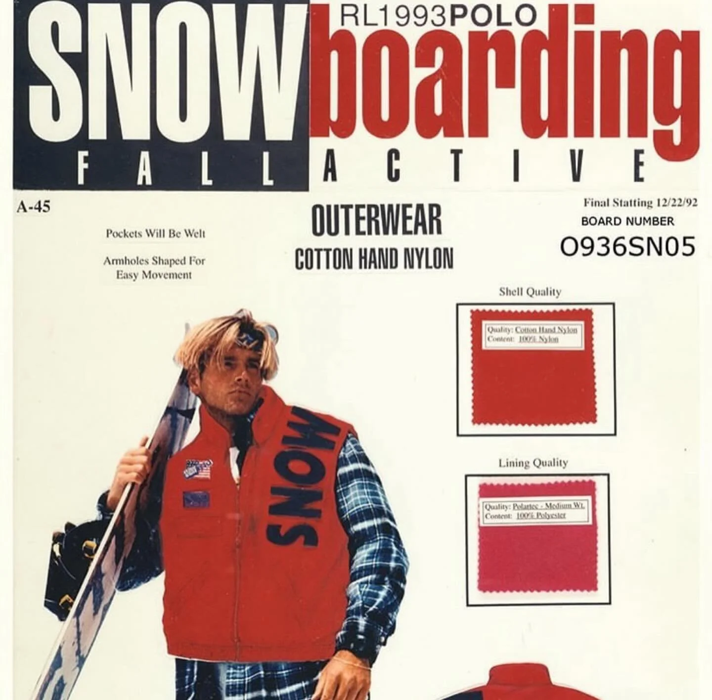 We just added some new polo items to the website.  We have some advertisements right from the 1993 Snow Beach Collection and we have the vest for sale on the website now. #poloralphlauren #polosport #snowbeach #vintagepolo #vintagepoloralphlauren