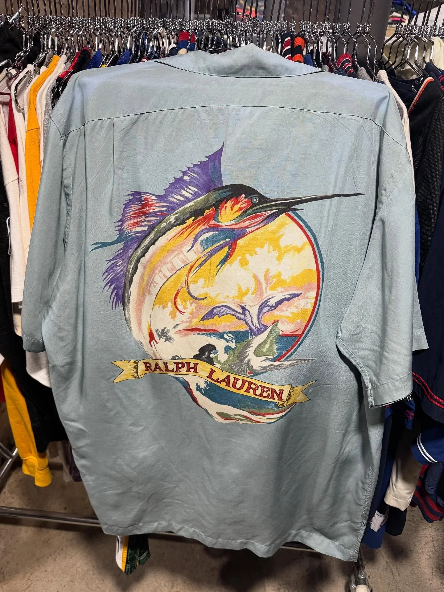 Some Polo Items available, the marlin shirt, sadly is heavily flawed.