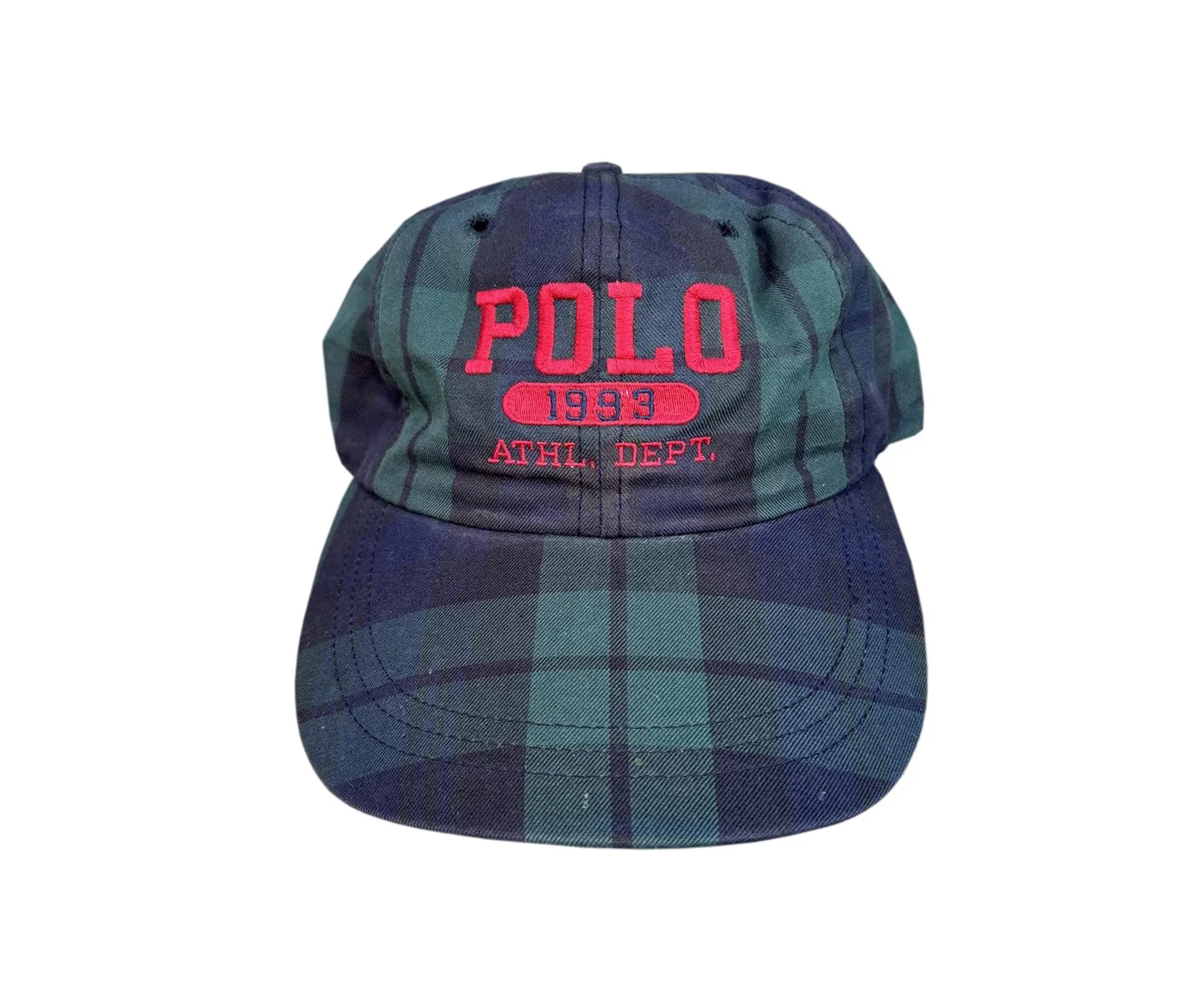 9 Vintage Polo 1993 Athle Dept plaid hat.jpg