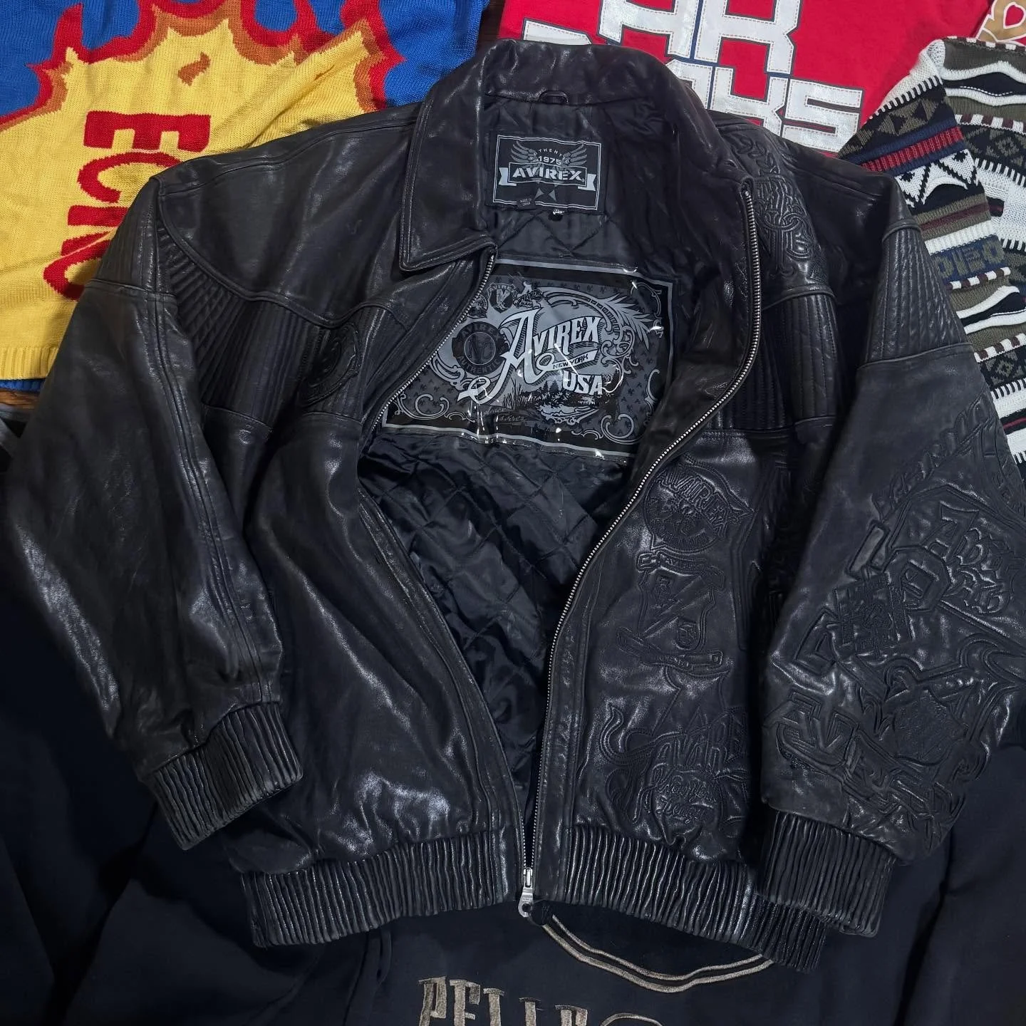 Avirex jacket and pants just listed.