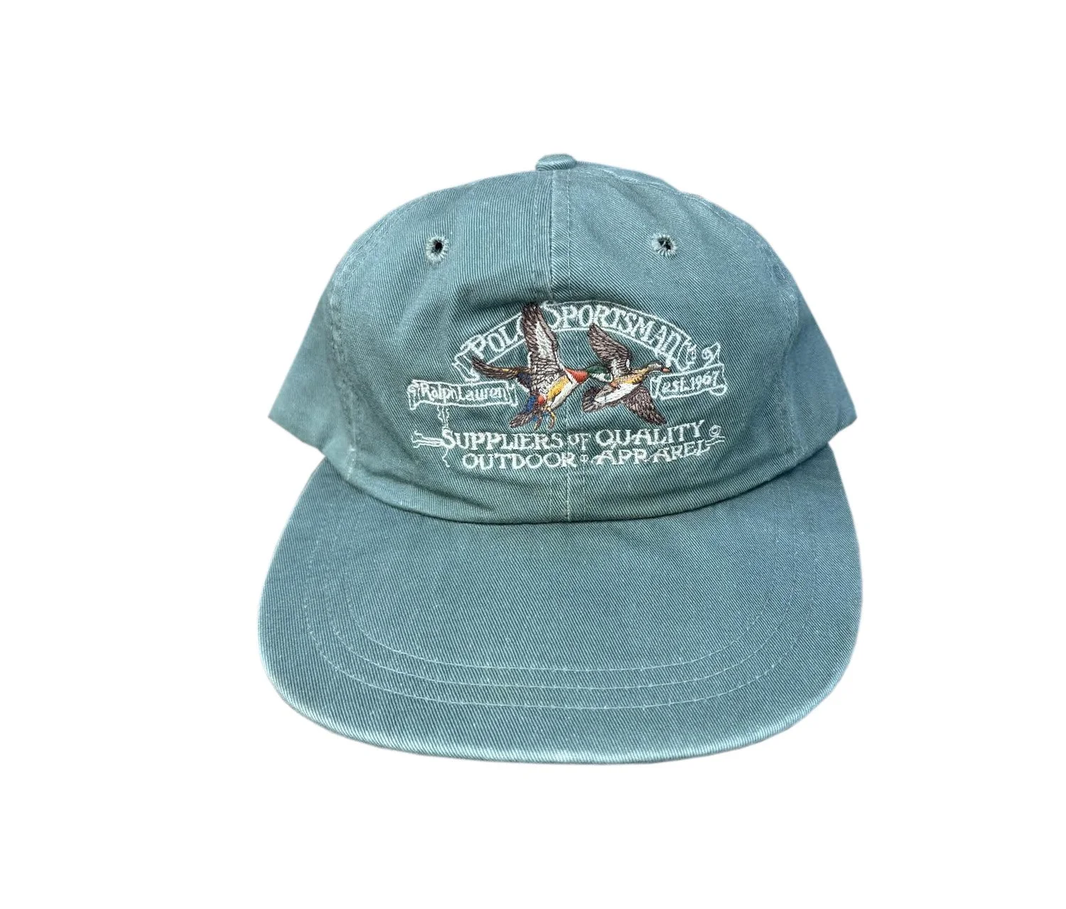 Vintage Polo RL green Sportsman hat.jpg
