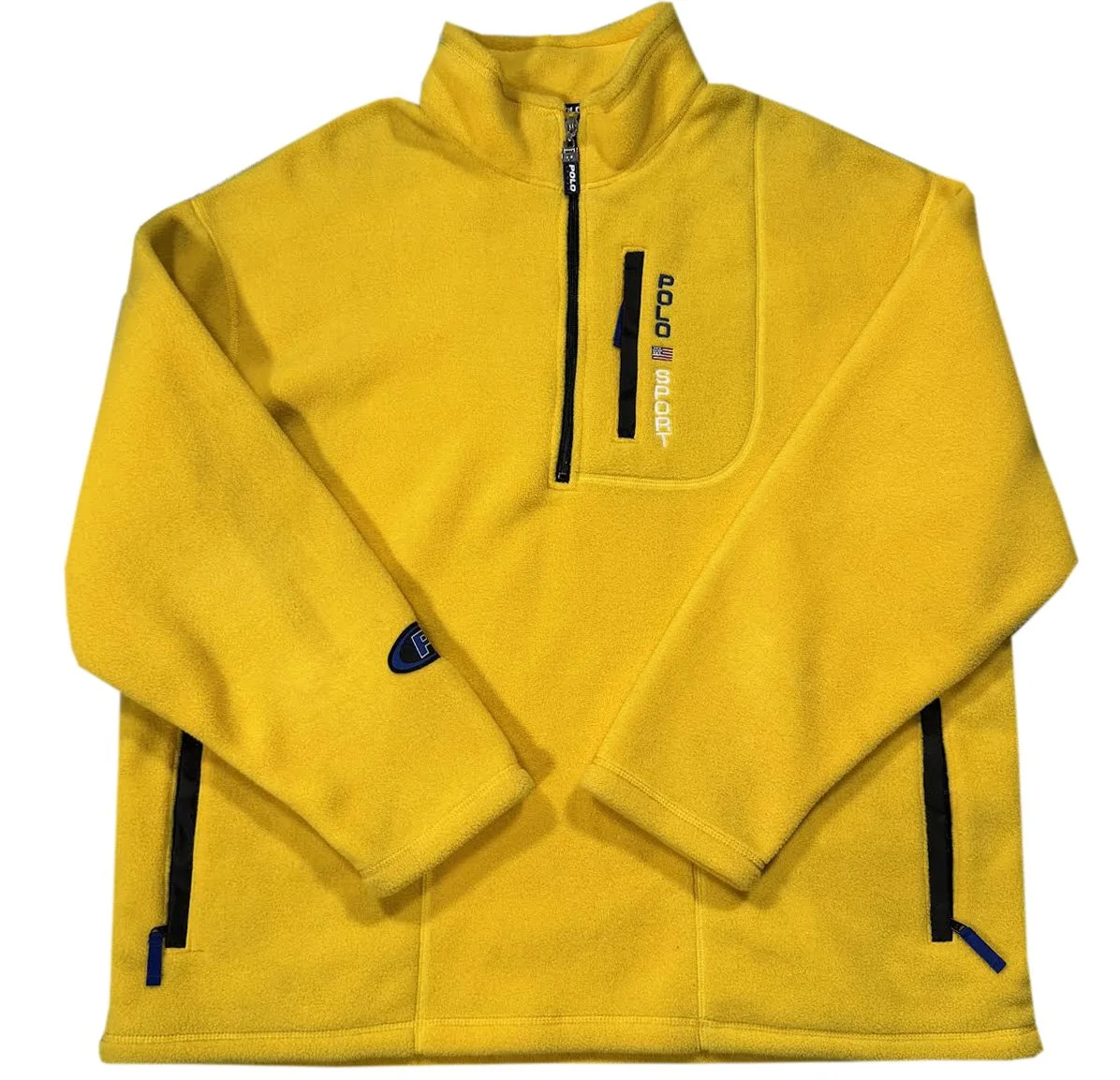 Vtg Polo Sport Yellow Fleece .jpg