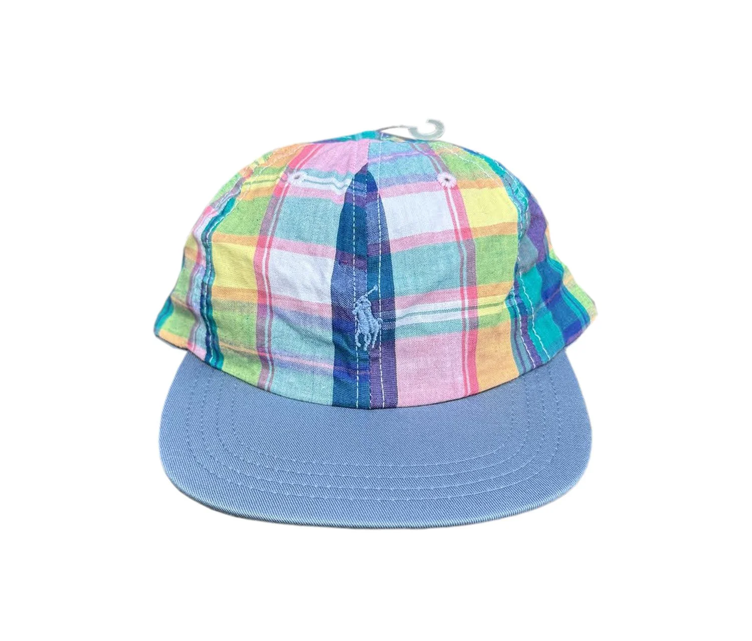 90s Polo Ralph Lauren Plaid Easter hat.jpg