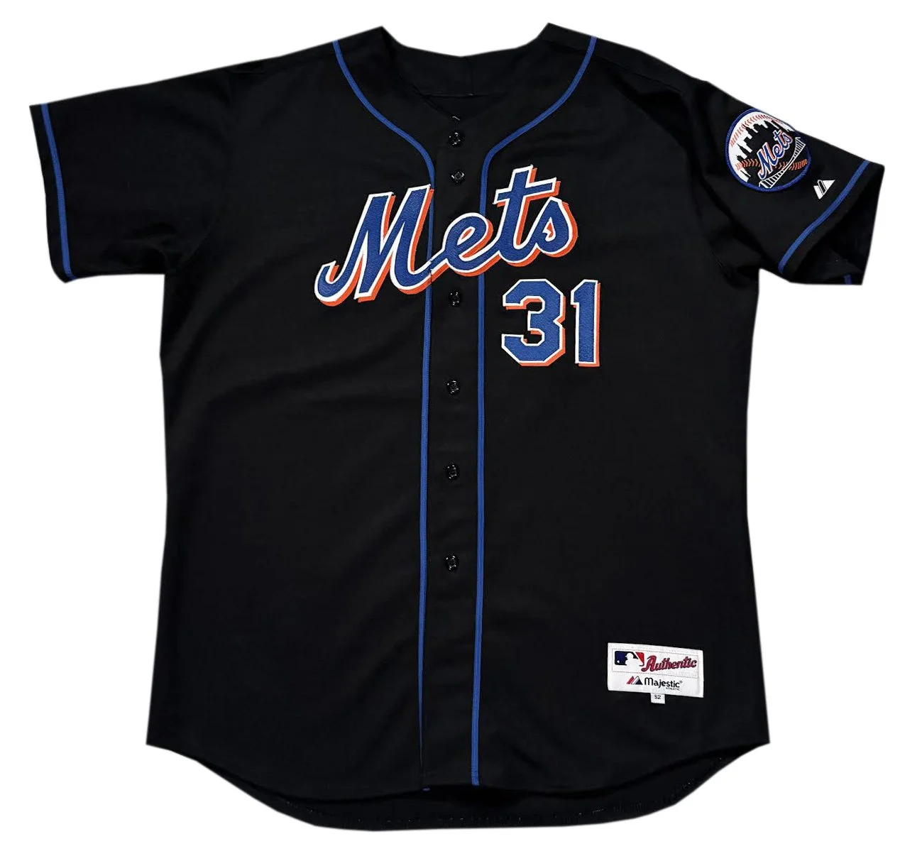 Vintage Majestic Mike Piazza Authentic Black Jersey.jpg