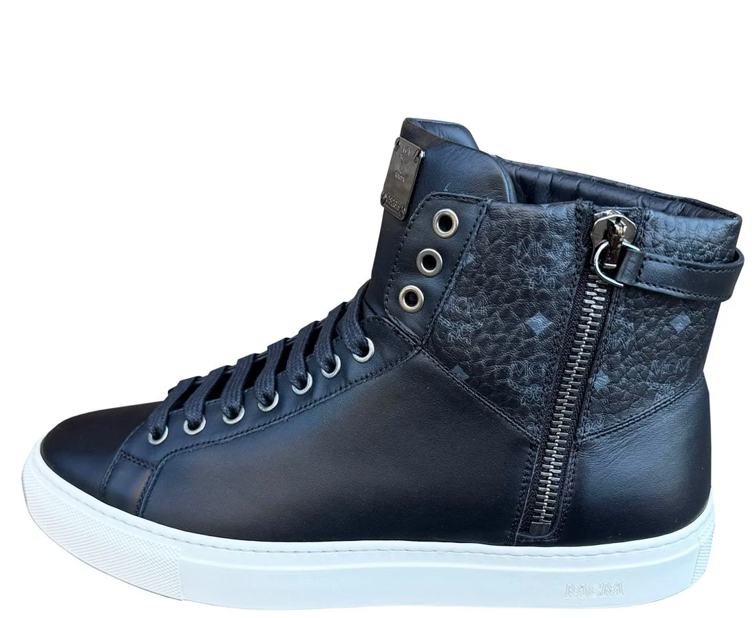 MCM Black Leather High Top MEX 7S2I01 BK042.jpg