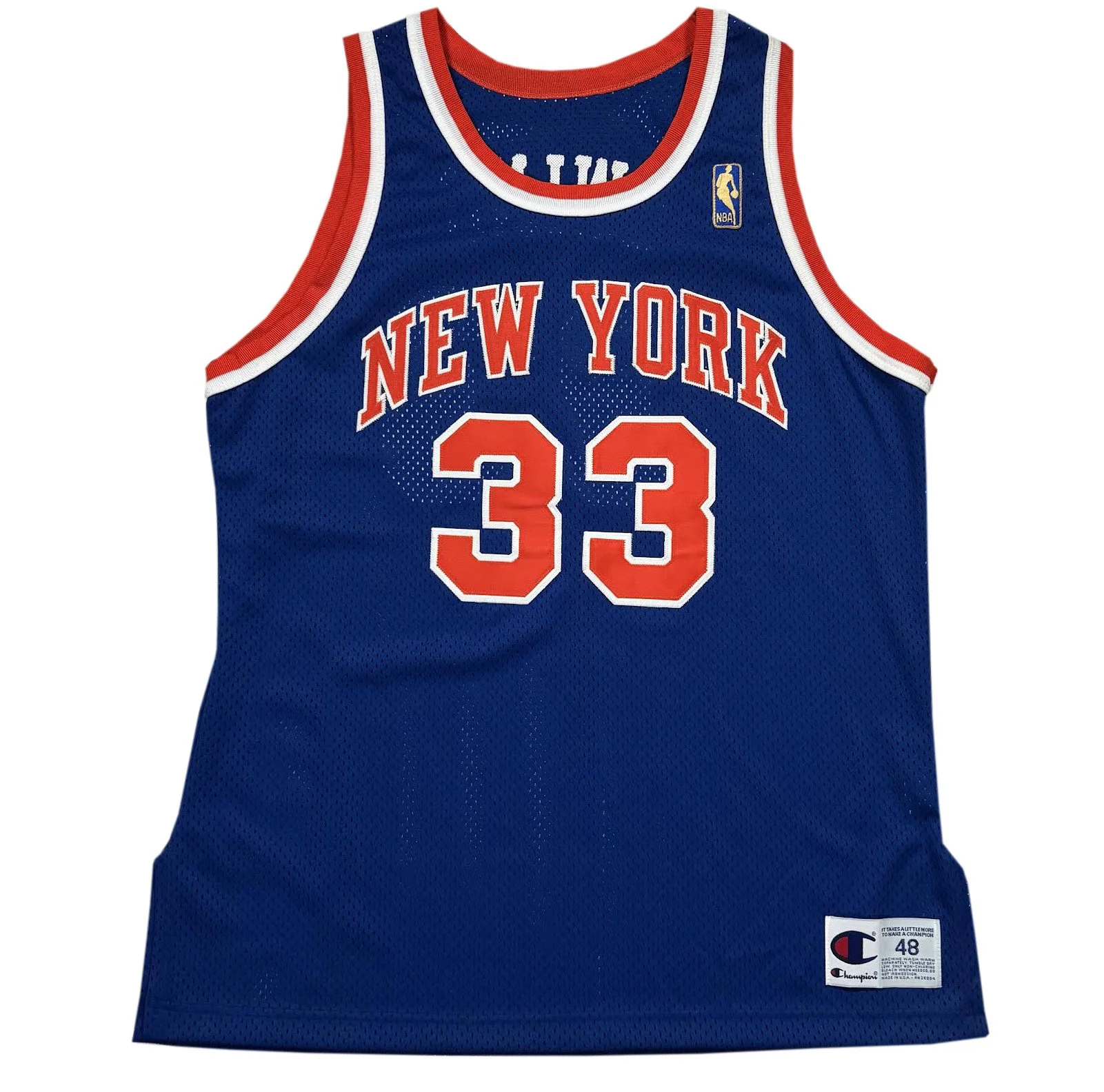 Champion New York Knicks 50th Anniversay Gold Jersey Ewing.jpg