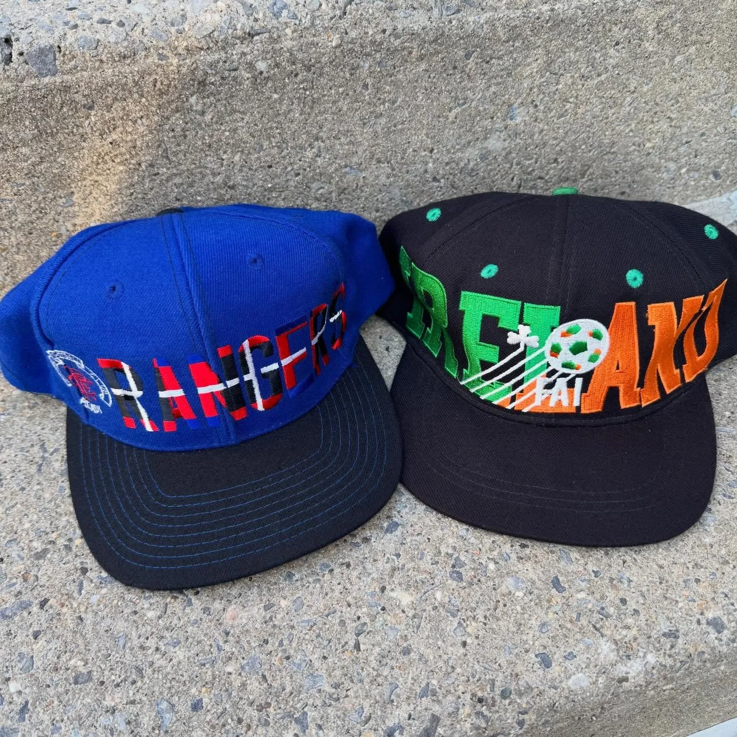 Soccer hats just listed.