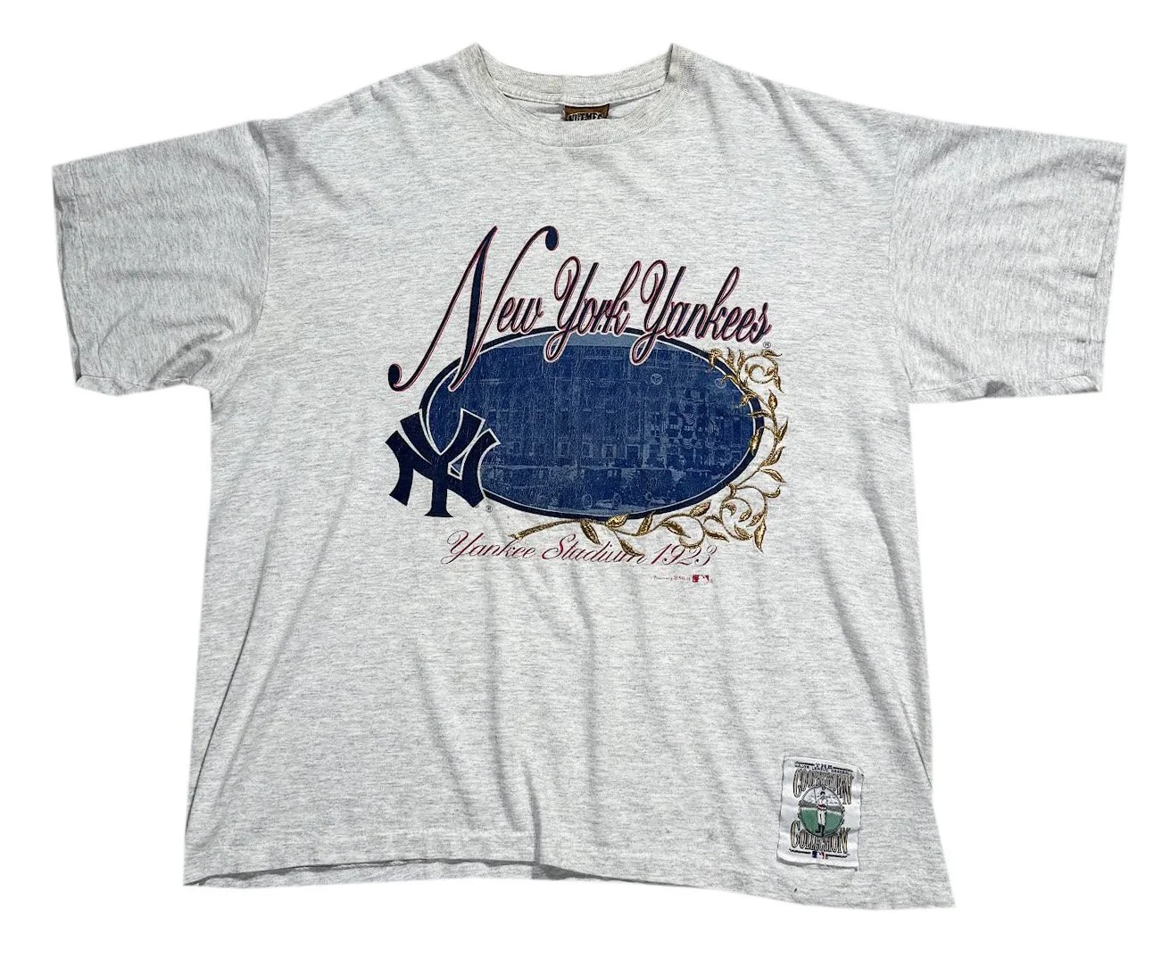 Nutmeg Mills Yankees Heather Grey tee.jpg