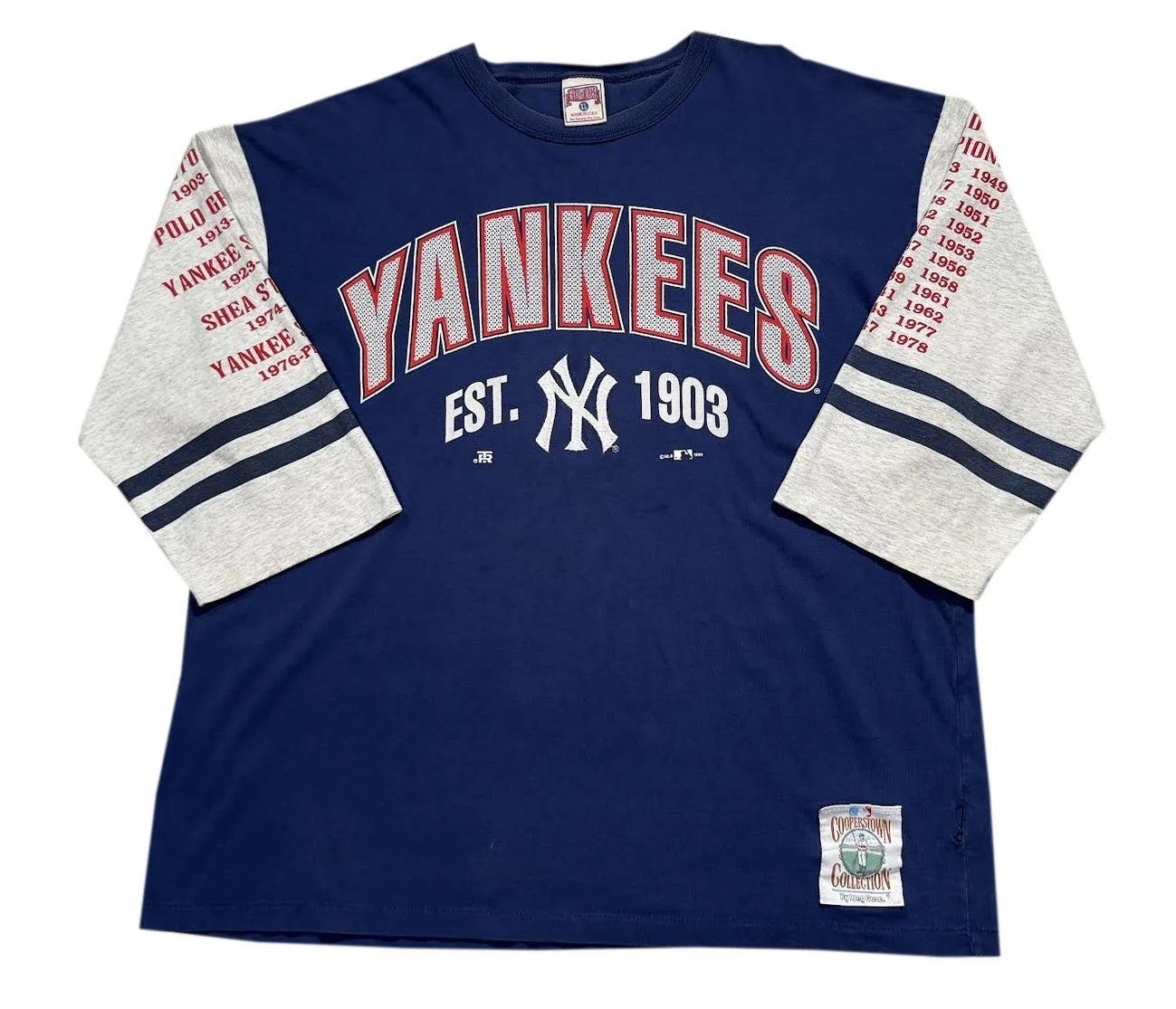 Vtg Yankees Baseball T Shirt.jpg