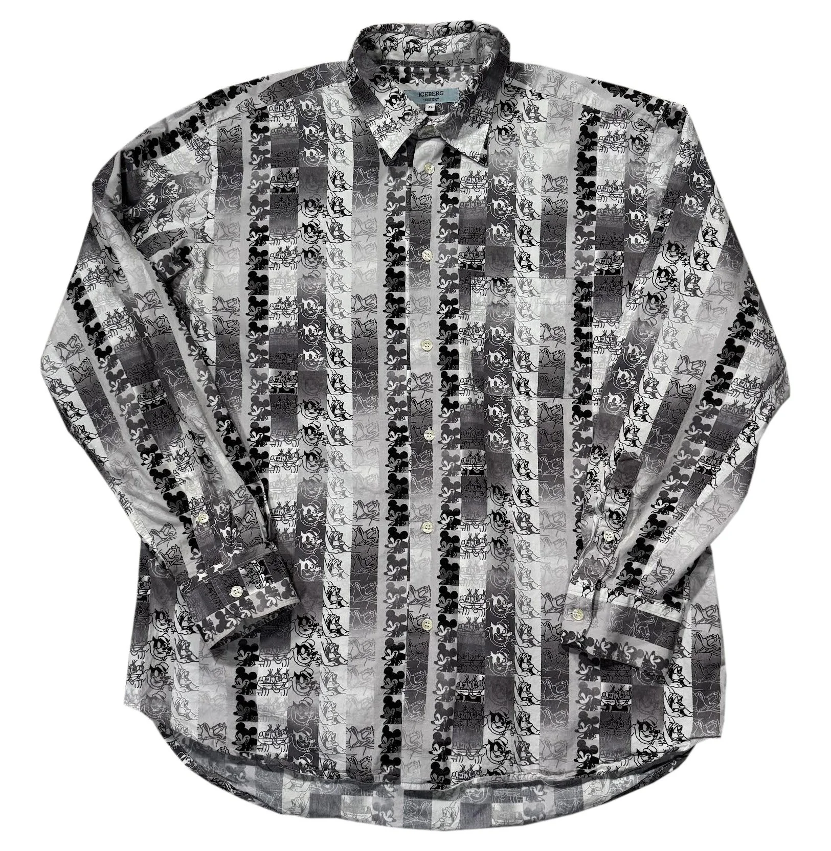 Iceberg Mickey Button Down Shirt.jpg