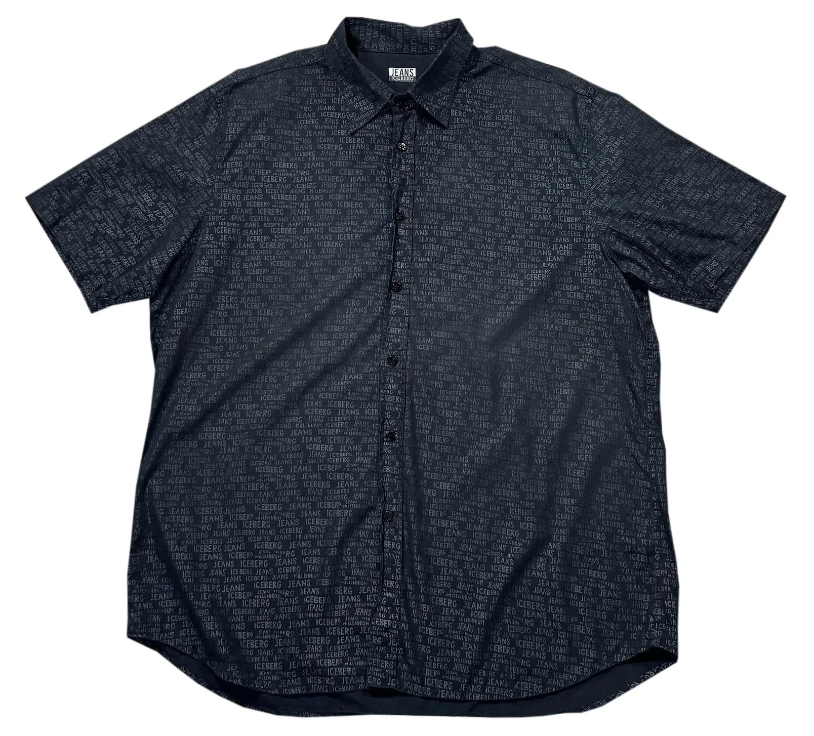 Vintage Iceberg Jeans Button Down Shirt.jpg